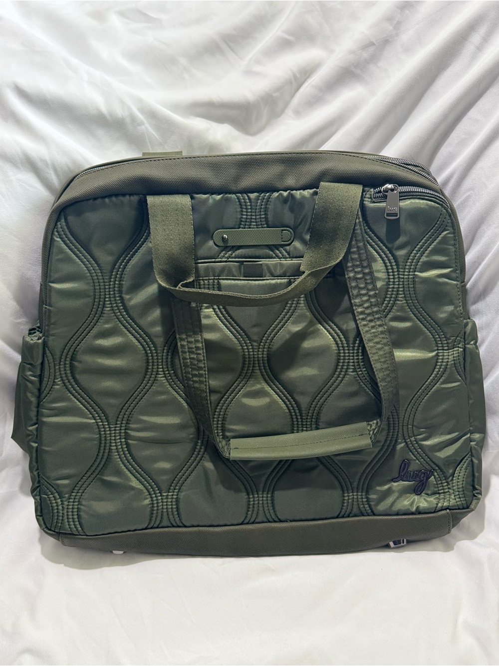 Lug Aviator Carry All Tote Bag - Olive Green (NWOT)